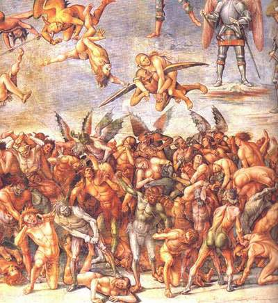 Luca Signorelli, Giudizio Universale - I dannati all'inferno, La Cappella Nuova o della Madonna di San Brizio - Orvieto